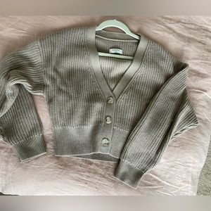 Size M, Aritzia Babaton Canberra Cardigan in Oatmeal (worn once)